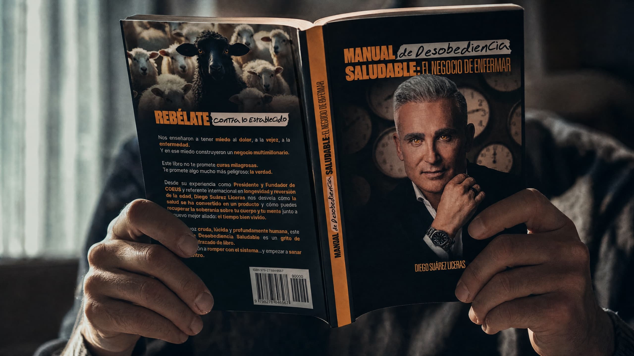 El Manual de desobediencia saludable, con Diego Suárez Liceras en la portada